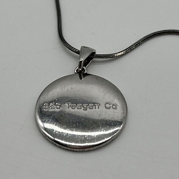 Teagan Co. .925 Sterling Silver TCU Texas Christian University Necklace - Picture 8 of 8